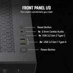 CORSAIR iCUE Link 3500X RGB Mid-Tower ATX PC Case – Panoramic Tempered Glass – Reverse Connection Motherboard Compatible – 3X CORSAIR iCUE Link RX120 RGB Fans Included – Black