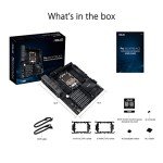 ASUS Pro WS W790-ACE Intel LGA 4677 CEB Motherboard,5xPCIe 5.0x16 Slots,DDR5 R-DIMM,10G & 2.5GLAN,USB 3.2 Gen 2x2 Type-C,BMC Header, ACCE