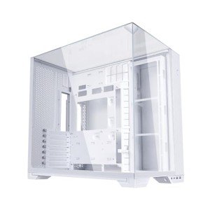 Lian Li O11Vision Compact White-Steel-Tempered Glass ATX Mid Tower Computer Case-Back Connect Support-O11VPW