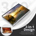 HP Envy x360 2-in-1 15.6” FHD Touchscreen Laptop, Intel core i7-1260P, 32GB RAM, 1TB PCIe SSD, Backlit KB, HD Webcam, Intel Iris Xe Graphics, Wi-Fi, Bluetooth, Win 11 Pro, Silver, 32GB USB Card