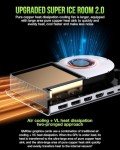 GMKtec AD-GP1 External GPU Docking Station, eGPU Enclosure with AMD Radeon 7600M XT GPU Graphics Card, HDMI2.1, DisplayPort2.0, Oculink, USB4, eGPU Dock for Mini PC Laptop Notebook Game Console