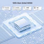 NIMO Mini PC Desktop, 16GB RAM 1TB SSD 12th Gen N100(Beat i3 1115G4) Mini Desktop Computers with USB3.2 BT5.2 WiFi 6, 4K Triple-Monitor Display Micro Computer for Student Home