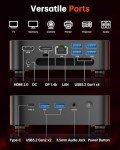 ACEMAGICIAN AMD Mini PC Ryzen 7430U, Mini Gaming PC 32GB DDR4 512GB SSD, Mini Computers Micro Desktop PC Support 4K Triple Display/WiFi6/BT5.2 for Gaming/Office/Home