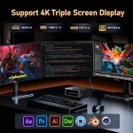 Beelink Mini PC SER5 Max 6800U AMD Ryzen R7 (Up to 4.7GHz) 24GB LPDDR5 500GB PCle4.0 SSD Mini Desktop Computer, 1000Mbps LAN, Wifi6/BT5.2,HDMI/DP/Type-c/4K Triple Display Micro PC