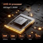 MINISFORUM UM890 Pro Mini PC Ryzen 9 8945HS (up to 5.2GHz) Desktop Computer 64GB RAM DDR5 5600MHz &1TB PCIe 4.0 SSD, Cculink Mini PC Quad Display HDMI/DP1.4/USB-C, AMD Radeon 780M/Dual LAN 2.5G