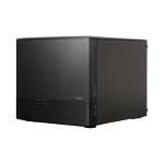 Fractal Design Node 804 - Black - Cube Compact Computer Case - mATX - High Airflow - Modular Interior - 3X Fractal Design Silent R2 120mm Fans Included - USB 3.0 -Window Side Panel