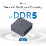 Beelink EQi12 Mini PC, Intel Core i5 12450H(8C/12T, Up to 4.4GHz), 24GB LPDDR5 5200MHz 1TB PCle4.0 SSD, Mini Computer Dual HDMI Display 4K, Dual Gigabit LAN, WiFi6/BT5.2/Office Micro PC