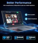 Naclud 17.3" Win 11 Laptop, Core i3, SSD Upgradable