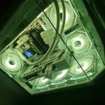 White High-End Liquid-Cooled Gaming PC with 64GB RAM