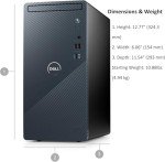 Dell Inspiron Business Desktop | Intel Core i7-12700 Processor (12 cores, 4.9 GHz)| 32GB RAM & 1TB PCIe SSD & 1TB HDD|HDMI, USB-C, Wi-Fi 6, Bluetooth, RJ-45| Keyboard & Mouse Included| Windows 11 Pro