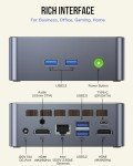 GMKtec Mini PC Intel i5-12450H(Turbo 4.4 GHz) 32GB DDR4 1TB M.2 NVMe SSD Mini Computers, USB 3.2, Type-C/WiFi 6, BT5.2, RJ45 2.5G/ 4K Triple Display Desktop PC