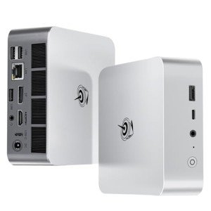 Beelink SER8 Mini PC, AMD Ryzen7 8745HS up to 4.9GHz(8C/16T),Mini Computer 32GB DDR5 RAM/1TB PCIe4.0 SSD/AMD Radeon 780M 12core 2600MHz Support 4K Triple Display/WiFi 6/BT5.2/2.5G LAN/HDMI+DP/USB4