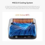 Beelink SER8 Mini PC, AMD Ryzen7 8745HS up to 4.9GHz(8C/16T),Mini Computer 32GB DDR5 RAM/1TB PCIe4.0 SSD/AMD Radeon 780M 12core 2600MHz Support 4K Triple Display/WiFi 6/BT5.2/2.5G LAN/HDMI+DP/USB4