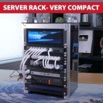 GeeekPi 8U Server Cabinet, 10 inch Server Rack for Network, Servers, Audio, and Video Equipment, DeskPi RackMate T1 Rackmount