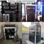 GeeekPi 8U Server Cabinet, 10 inch Server Rack for Network, Servers, Audio, and Video Equipment, DeskPi RackMate T1 Rackmount