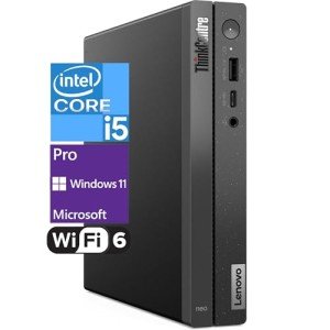 Lenovo ThinkCentre Tiny 50q Intel Octa Core i5-13420H (Beats Intel i7-1260P), 16GB RAM, 512GB NVMe, DisplayPort, HDMI, WiFi 6 + BT, RJ-45, W11P, Business Desktop