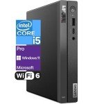 Lenovo ThinkCentre Tiny 50q Intel Octa Core i5-13420H (Beats Intel i7-1260P), 16GB RAM, 512GB NVMe, DisplayPort, HDMI, WiFi 6 + BT, RJ-45, W11P, Business Desktop