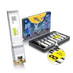 10Gtek 𝟭𝟬𝗚𝗕𝗮𝘀𝗲-𝗧 𝗦𝗙𝗣+ 𝘁𝗼 𝗥𝗝-𝟰𝟱 𝗧𝗿𝗮𝗻𝘀𝗰𝗲𝗶𝘃𝗲𝗿, 10Gbe SFP+ Copper Ethernet CAT6a Module, up to 30m, for Cisco SFP-10G-T-S, Ubiquiti UniFi, Fortinet, TP-Link and More