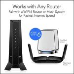 Netgear CM2050V-100NAR Nighthawk Multi-Gig 2.5Gbps Cable Modem for Xfinity Voice (Renewed)