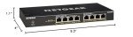 NETGEAR 8-Port PoE+ Gigabit Ethernet Unmanaged Essentials Switch (GS308PP) - with 8 x PoE+ @ 83W, Desktop or Wall Mount