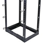AEONS 27U 4-Post IT Open Frame Server Rack 19 Inch Depth-Adjustable (22" to 40") Network Equipment AV Gear w/Casters and Cable Management