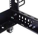 AEONS 27U 4-Post IT Open Frame Server Rack 19 Inch Depth-Adjustable (22" to 40") Network Equipment AV Gear w/Casters and Cable Management