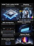 KAIGERR 2025 Laptop, Laptop Computer with Intel Twin Lake N150 Processor(Up to 3.6GHz), 16GB DDR4 512GB SSD Windows 11 Laptop, 15.6" IPS 1080P, USB3.2, Long Battery Life