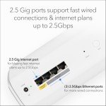 NETGEAR Orbi 770 Series Tri-Band WiFi 7 Mesh Network System (RBE773) - Router + 2 Satellite Extenders, Security Features, Up to 11Gbps, Covers up to 8,000 sq. ft., 100 Devices, 2.5 Gig Internet Port