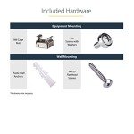 StarTech.com 12U Wall Mount Patch Panel Bracket - 13.75 in. (34.93 cm) Max. Mounting Depth - 19" Patch Panel Rack for Shallow Network Equipment- 125lbs Capacity, TAA (WALLMNT12)