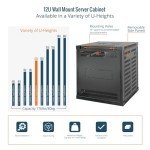 Tecmojo 12U Wall Mount Rack,12U Rack 17.7 Inch Depth,Hold Up to 176 Lbs,Enclosed Wall Mount Rack Kit for 19 Inch Network,Server and AV Gear,Mesh Door(Elite Collection)
