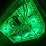 White High-End Liquid-Cooled Gaming PC with 64GB RAM