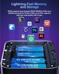 Beelink SER8 Mini PC AMD Ryzen 7 8745HS, 32GB DDR5-5600MHz 1TB PCIe4.0 SSD, AMD Radeon 780M Graphics 12core 2600MHz Gaming PC, USB4.0/ Triple Display/ WiFi6/ BT5.2/2.5Gbps LAN Mini Computer