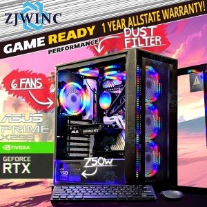 Liquid Cooled ARGB Gaming PC i9-11900 RTX2080 64GB RAM 2TB SSD Win11 PRO WIFI