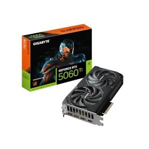 GIGABYTE GeForce RTX 5060 Ti WINDFORCE 8G Graphics Card, 8GB 128-bit GDDR7, PCIe 5.0, WINDFORCE Cooling System, GV-N506TWF2-8GD Video Card