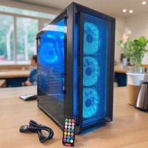 Liquid Cooler Gaming PC i9-11900 RTX4060 64GB RAM 2TB SSD Windows 11 PRO WIFI