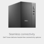 Dell Tower Desktop ECT1250 - Intel Core Ultra 7-265 Processor, Intel UHD Graphics, 32GB DDR5 5600MT/s Memory, 1TB M.2 SSD, 3.0 SD Card Reader, Wired Keyboard and Mouse, Basic Onsite Service