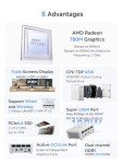 MINISFORUM UM880 Plus Mini PC AMD Ryzen 7 8845HS(8C/16T, up to 5.1GHz), 32GB DDR5 1TB PCIe4.0 SSD, HDMI+DP+USB4 Triple Outputs, OCuLink Port, 2.5G LAN, 5x USB Port, Radeon 780M Graphics Micro Computer