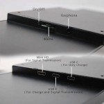 VSDISPLAY 14.5'' 14.5 Inch 2560x720 2K IPS LCD Monitor Stretched Bar Display for Computer PC Case GPU CPU Secondary Screen Monitor,Supports USB-C Video Input