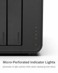 TERRAMASTER F4-212 4 Bay NAS - Quad Core CPU, DDR4 RAM, Network Attached Storage Personal Cloud with Rich Backup Solutions (Diskless)
