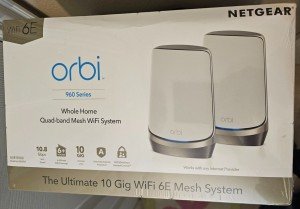 NETGEAR Orbi Quad-Band WiFi 6E Mesh System