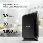 NETGEAR Nighthawk AC1900 WiFi Modem Router Combo