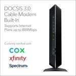 NETGEAR Nighthawk AC1900 WiFi Modem Router Combo