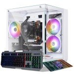 Prebuilt Gaming PC Desktop Computer,Intel Core i7 Desktop,Operating at A Frequency of 3.4-3.9 GHz,RX590 Graphics Card with 8GB GDDR5 Video Memory,16GB RAM, 1TB NVME SSD,WiFi 5.0,RGB Fan x4