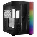 be quiet! Light Base 900 DX Black PC case | Fully Windowed Front and Side Panel | Dual Chamber | ARGB LED Strip | Inverted and Horizontal Layout Customizable | E-ATX Motherboard Compatible | BGW69