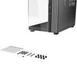 be quiet! Light Base 900 DX Black PC case | Fully Windowed Front and Side Panel | Dual Chamber | ARGB LED Strip | Inverted and Horizontal Layout Customizable | E-ATX Motherboard Compatible | BGW69