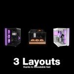 be quiet! Light Base 900 DX Black PC case | Fully Windowed Front and Side Panel | Dual Chamber | ARGB LED Strip | Inverted and Horizontal Layout Customizable | E-ATX Motherboard Compatible | BGW69