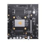MINISFORUM Mini PC BD795M M-ATX Motherboard AMD Ryzen 9 7945HX(16C/32T, up to 5.4GHz) Barebone Gaming PC, HDMI/DP Output, 2X PCIe4.0 SSD, 2X SATA3.0 HDD/SSD Slot, RJ45 2.5G LAN AMD Motherboard