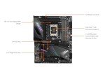 GIGABYTE Z790 AORUS PRO X WIFI7 LGA 1700 Intel Z790 X ATX Motherboard with DDR5, 5* M.2, PCIe 5.0, USB 3.2 Type-C, Wi-Fi 7, 5GbE LAN, Q-Flash Plus, EZ-Latch Plus