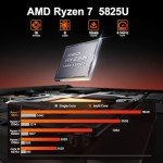 Beelink Mini PC, SER5 Pro 5850U AMD Ryzen 7 (Up to 4.4GHz) 16GB DDR4 500GB PCle 3.0 SSD Mini Desktop Computer, 1000Mbps LAN, Wifi6/BT5.2,HDMI/DP/Type-c/4K Triple Display Micro PC