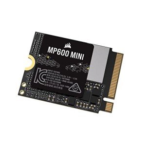 Corsair MP600 Mini 1TB M.2 NVMe PCIe x4 Gen4 2 SSD – M.2 2230 – Up to 7,000MB/sec Sequential Read – High-Density 3D TLC NAND – Great for Steam Deck and Microsoft Surface – Black